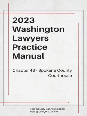 cover image of Washington Lawyers Practice Manual Chapter 4B